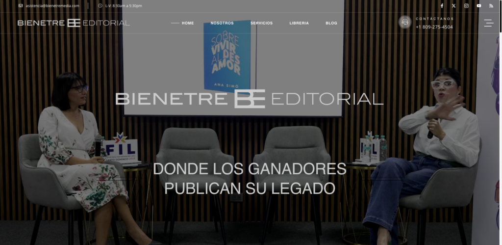 BIENETRE EDITORIAL PROYECTO WEB