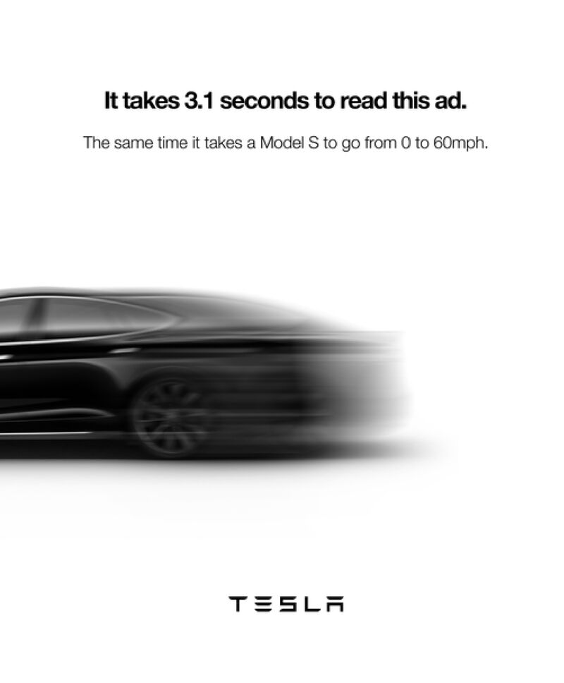 tesla copywriting