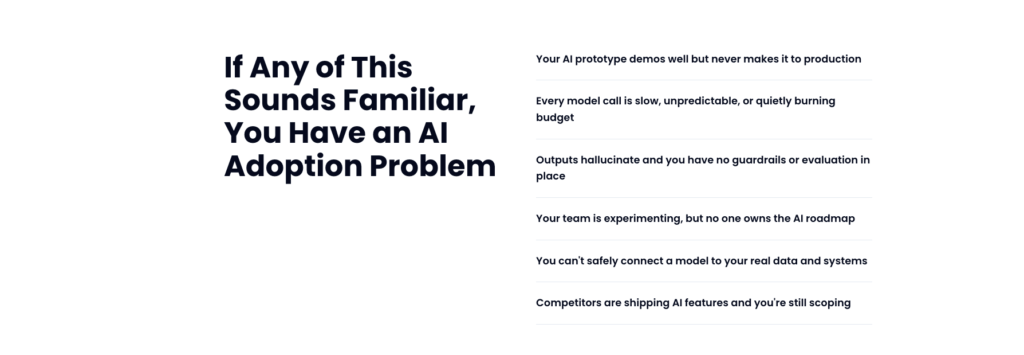 landing page ai dev for tech company neural based in the us